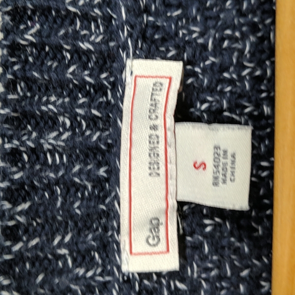 Gap small dark blue cotton sweater S - Picture 3 of 5